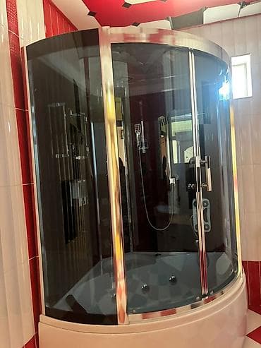 hamam vannalar: Hidromassajlı duş kabinəsi – buxar funksiyalı künc model — 4