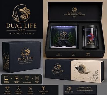 DUAL LIFE Set – “İki dünya, bir həyat” Premium akvarium və ayrı qabda lalafo.az -da DUAL LIFE Set – “İki dünya, bir həyat” Premium akvarium və ayrı qabda