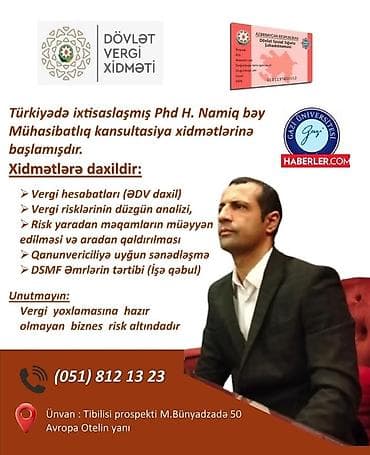 muhasib axtarilir: Vergi yoxlamasından narahatsınız ? Kirayə vermisiniz amma vergiyə görə — 1