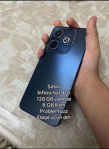 ram 16gb ddr4: Infinix Hot 40, 128 GB, rəng - Mavi — 1
