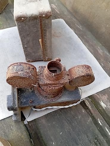 samdanlar ve saat: Antik kolleksiya – metal fənərlər, siqnal qurğusu, - 2 ədəd iri — 3