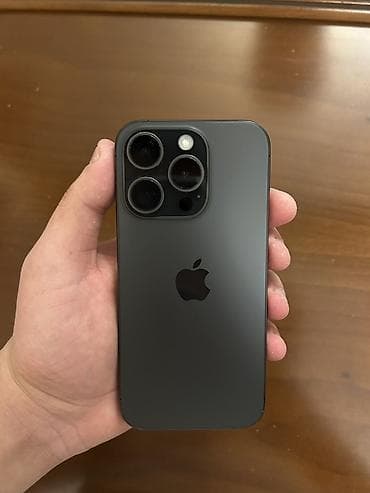 iphone 17 pro max qiyməti: IPhone 15 Pro, 128 GB, Qara, Face ID — 4