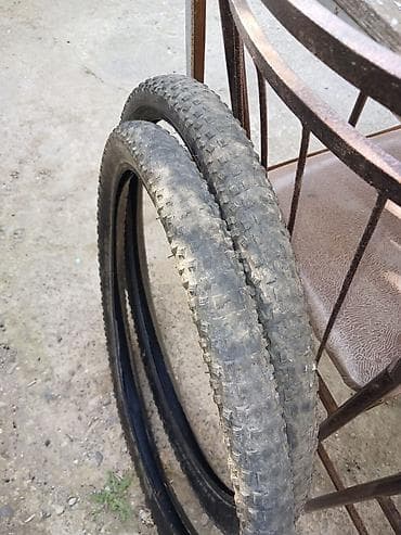velosipet: Salam. 2 esil rezin patriska 2 uzunbogaz kamer 15 aznlik oturacaq Su — 2