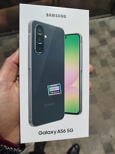 samsung telefonlar: Samsung Galaxy A56, 256 GB, rəng - Qara — 1
