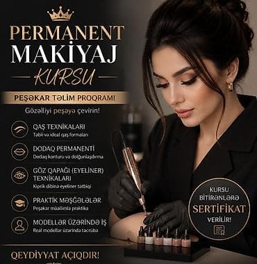kursu: Vizaj və makiyaj kursu, Diplom, sertifikat — 1