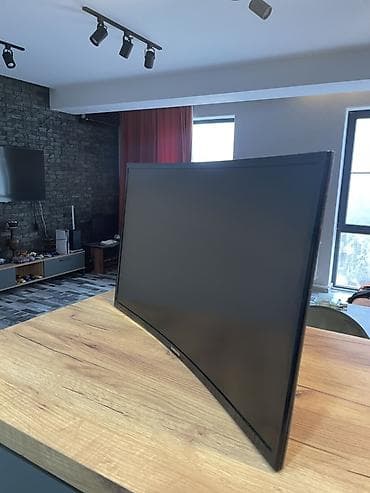 manit: Samsung əyri monitor 27lik 27inch ekran Samsung marka arxa stand yeri — 3