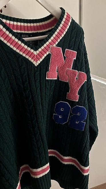 damat az: Sviter, M, L, XL, rəng - Yaşıl — 2