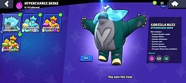 pc 4: 54k Kupa 5 efsanevi kostüm 4 hiperşarj kostüm 3 gizemli kostüm 53 — 6