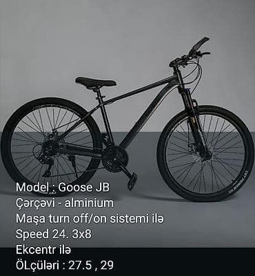 stelsport velosiped: Goose JB velosipedi - Çərçivə: yüngül və möhkəm alüminium - — 1