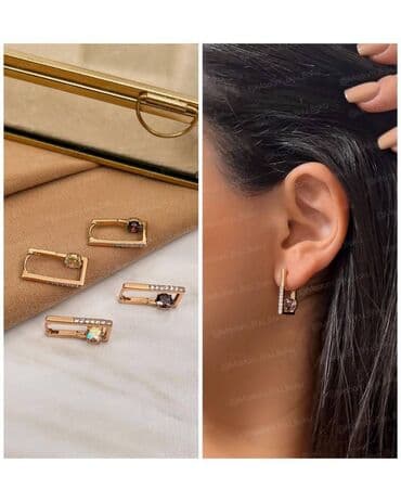 золотые комплекты с бриллиантами в баку: Xuping Sirga 7azn — 2