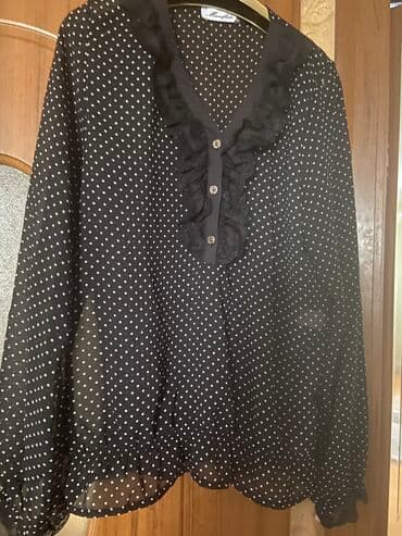 шифоновая кофточка: Почти новая кофта.Хорошего качества.Шифоновая — 1