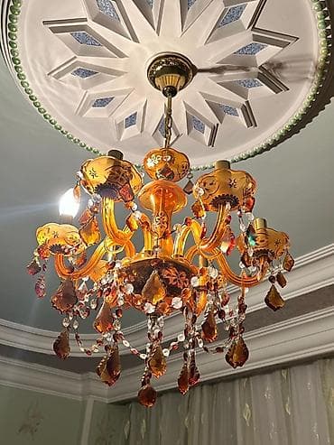 lan: Çılçıraq, 5 lampa, Şüşə — 1