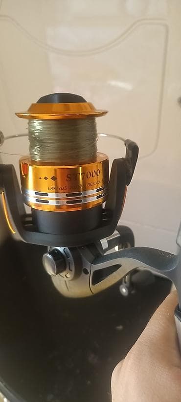ucuz pianolar: TELE CARP 390 teleskopik balıqçı çubuğu + ST7000 fırlanan çarx - — 3