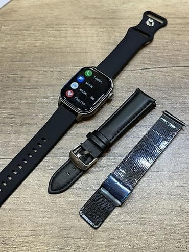 Yeni, Smart saat, Smart, Sensor ekran, rəng - Qara