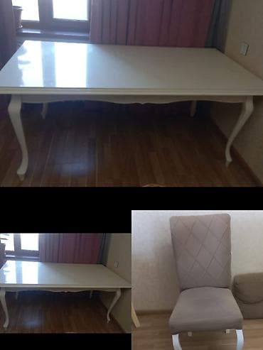 MehimMasa dəsti 6 stulla 200₼. Masa açılmır 8 nəfərlikdi. Ünvan Həzi lalafo.az -da MehimMasa dəsti 6 stulla 200₼. Masa açılmır 8 nəfərlikdi. Ünvan Həzi