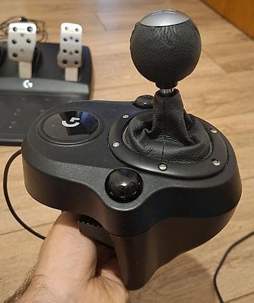logitech shifter: Logitech G923 TRUEFORCE seti – sükan, pedal və mexaniki şafta dəst — 3