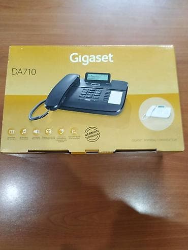 soyducu yeni: Stasionar telefonlar Gigset da 710 tezedir rengide qaradir — 1