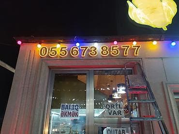 televizor ucun led: Reklam lövhələri və işıqlı hərf istehsalı xidmətləri - Fasad üçün — 2