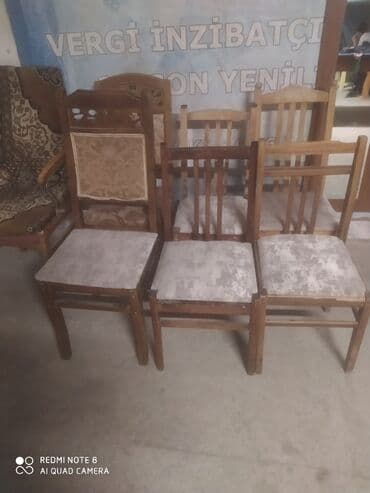 mətbəxt stol stul: Mətbəx üçün, Qatlanmayan, Stul — 1