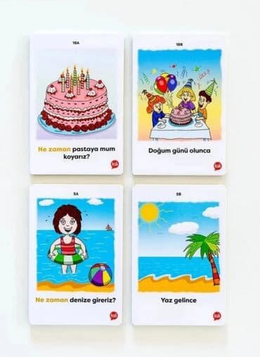 məktəb formaları: Məhsul: 5N1K Uşaq Kart Dəsti – “Ne?”, “Nerede?”, “Kim?”, “Nasıl?” — 3