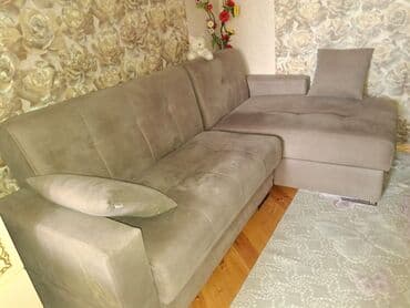 home dekor: Künc divan, İşlənmiş, Açılan, Bazalı, Nabuk, Çatdırılma yoxdur — 3