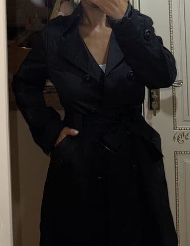 Palto, One size, rəng - Qara