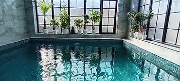 Bağ evi kirayə verilir, Merdekan Mərdəkanda yerləşən isti, hovuzlu bağ