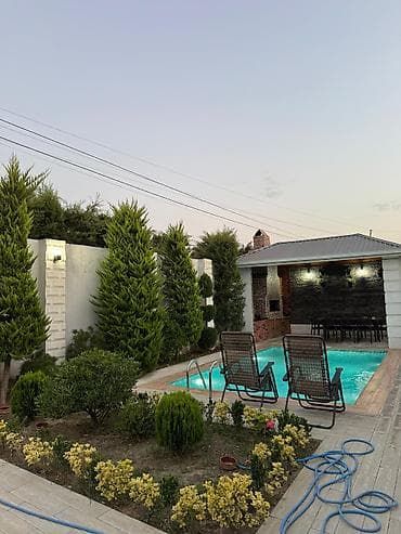 hovuzlu kiraye evler bakida: Bağ evi kirayə verilir, Mərdəkan Mərdəkanda yerləşən isti, hovuzlu bağ — 3