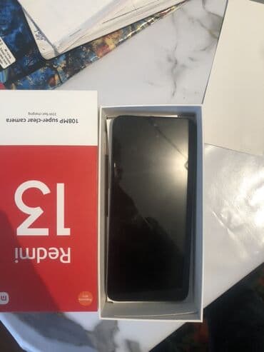 mini telfon: Məhsul: Redmi 13 (qutu ilə) - Model: Xiaomi Redmi 13 - Ekran: Tam — 2