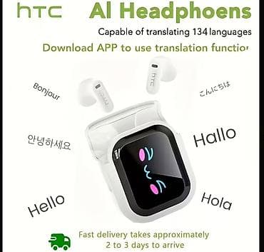 simsiz qulaqlıq: Yeni Simsiz (Bluetooth) Qulaqcıqlar, HTC — 4