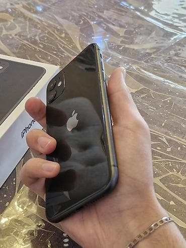 ayfon telefon qiymetleri: IPhone 11, 64 GB, Qara, Face ID — 7
