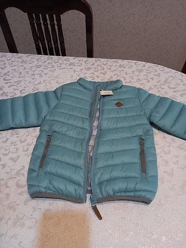 desd paltarlar: Uşaq üçün yüngül şişmə gödəkçə - Rəng: mavi-yaşıl (mint). - Model — 1
