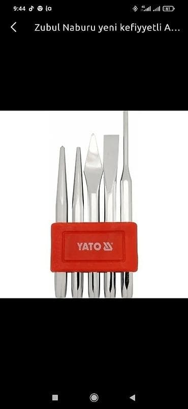 2ci el taxtlar: Sverlo dəsti — 1