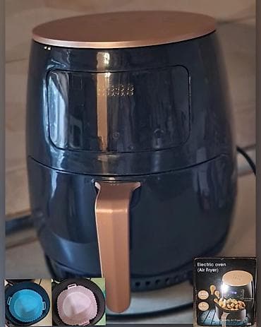 20 manata telfon: Air Fryer Yenidir 4.5lt 1 defe işlənib rezin qablari hediyye.Qutusunda — 5