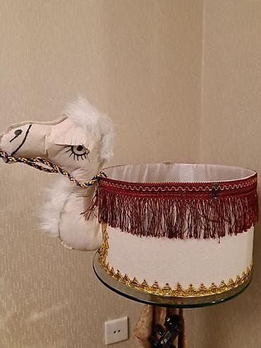 bayram: Dekorativ “dəvə” səbəti - Material: qalın keçə/parça əsas, iç hissəsi — 2