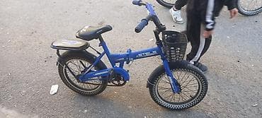 stels pilot: Uşaq velosipedi – STELS, 16" təkər ölçüsü - Rəng: mavi, qara detallar — 2