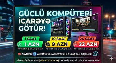 🚀 GÜCLÜ KOMPÜTER İCARƏYƏ VERİLİR! 🚀 Həm iş, həm də əyləncə üçün lalafo.az -da 🚀 GÜCLÜ KOMPÜTER İCARƏYƏ VERİLİR! 🚀 Həm iş, həm də əyləncə üçün