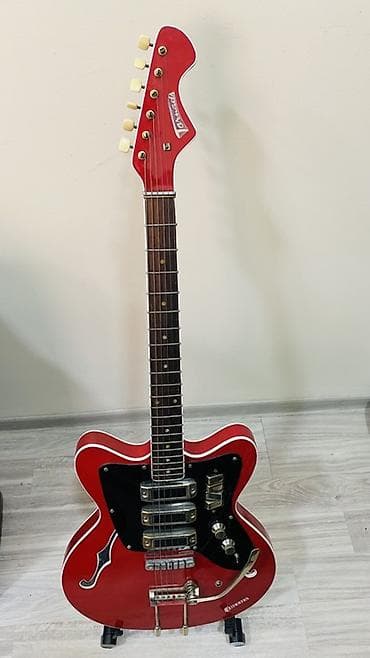 Fleytalar: Tonika “Tornado” yarım-hollow elektrik gitara - Korpus: yarım-hollow — 9