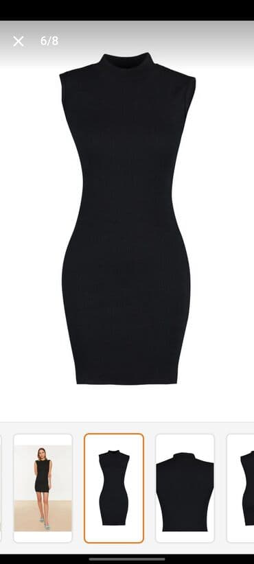 sade qara don modelleri: Gündəlik don, Mini, XS (EU 34) — 3