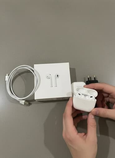 чехол для ipad mini: Б/у Беспроводные (Bluetooth) Наушники, Apple, цвет - Белый — 1