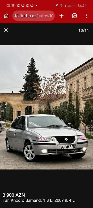 Iran Khodro Samand: 1.8 l | 2007 il Sedan