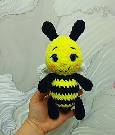 Yumşaq oyuncaqlar: Məhsul: Əl ilə toxunmuş yumşaq oyuncaqlar. Təsvir: - Əl işi amigurumi — 4
