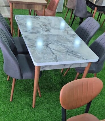 Masa və oturacaq dəstləri: Mətbəx üçün, Yeni, Açılan, Dördbucaq masa, 4 stul — 4