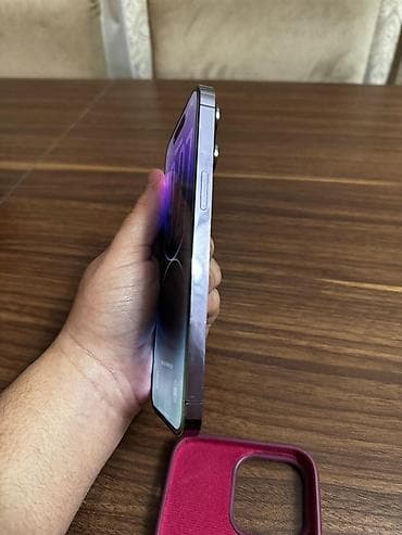 appl: IPhone 14 Pro Max, 128 GB, Deep Purple, Barmaq izi, Face ID, Sənədlərlə — 4