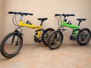 velosiped 21: Toba qatlanan dağ velosipedləri – Z09 modeli - Rənglər: sarı və yaşıl — 1