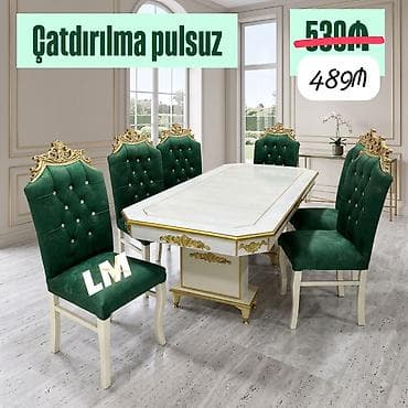 stol ustul: Möhtəşəm TACMARAL masa dəsti👑 Yüksək keyfiyyətlə Qiymət : Masa — 2