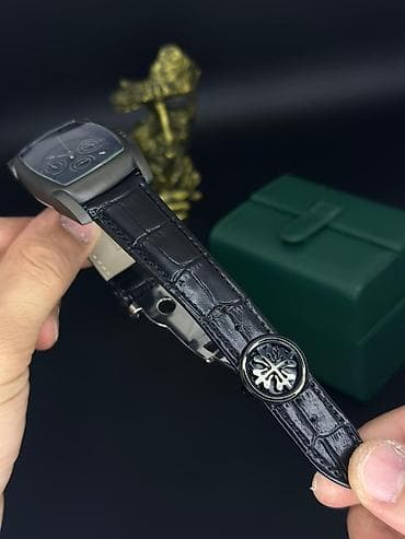 sensor saatlar: Patek Philippe tərzində elegant kişi qol saatı - Korpus: tonno — 2