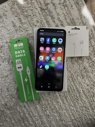 ide hard disk: Samsung Galaxy A13, rəng - Qara, Barmaq izi — 2