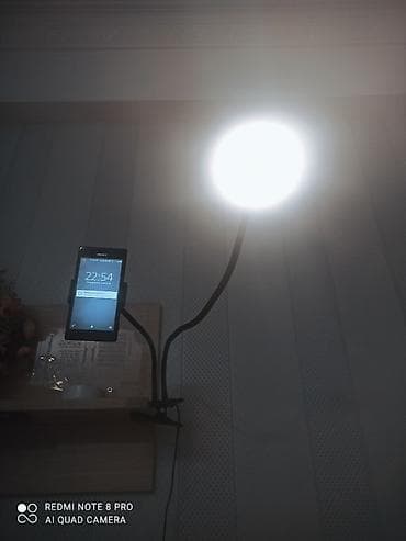 usb ventilyator: Telefon üçün halqa işıqlı stolüstü/qısqaclı tutacaq.İstifadə — 2