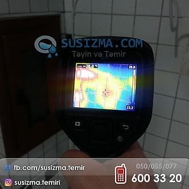 Su təchizatı: Sızma nöqtəsinin təyini və təmiri xidməti - Divar, döşəmə və — 1